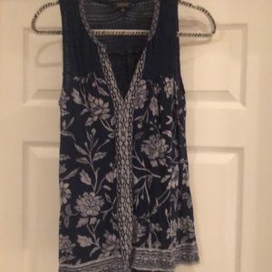 Lucky Brand comfortable sleeveless top size S